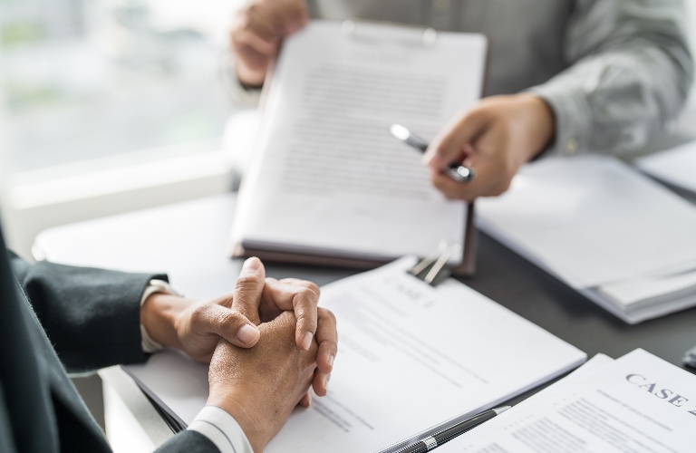 client is consulting client